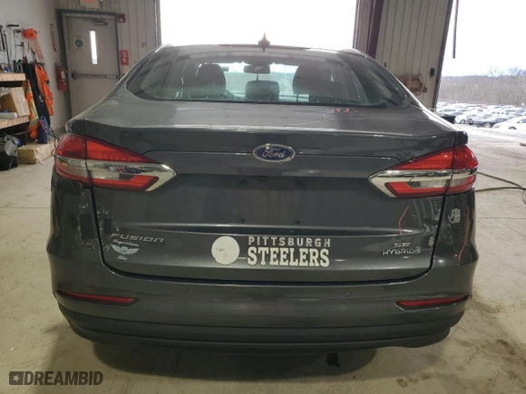 2019 Ford Fusion Hybrid SE with VIN 3FA6P0LU3KR121568, listed as a Copart auction lot 49860905 with 115,220 mi miles and Salvage Title. Bid and sale history available at carsss.com. Image 6.