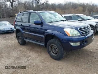2006 Lexus GX with VIN JTJBT20X960106106, listed as a IAAI auction lot 41875282 with 161,642 mi miles. Bid and sale history available at carsss.com. Image 1.