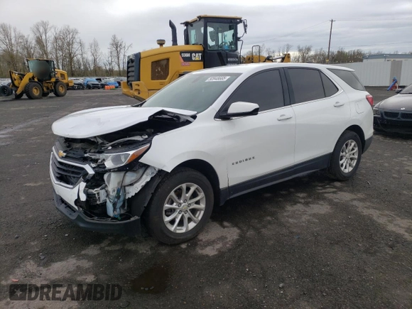 2018 Chevrolet Equinox LT with VIN 2GNAXSEV1J6258849, listed as a Copart auction lot 50948665 with 106,438 mi miles and Salvage Title. Bid and sale history available at carsss.com. Image 1.