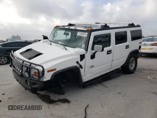 2003 Hummer H2 z VIN 5GRGN23U53H143699, wystawiony jako Copart lot #51623025 z przebiegiem 190 807 mil mil oraz Szkody całkowita. Historia ofert i sprzedaży dostępna na DreamBid. Obrazek 1.