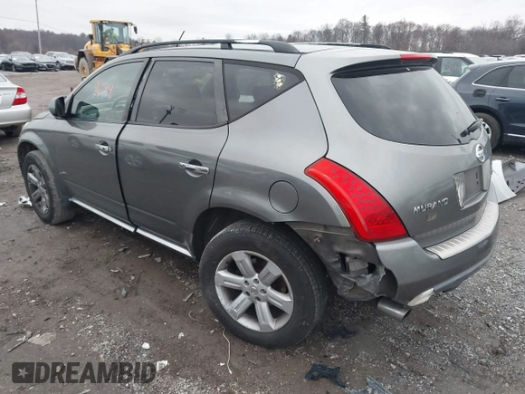 2006 Nissan Murano SL with VIN JN8AZ08W06W522298, listed as a IAAI auction lot 41149684 with 123,911 mi miles and . Bid and sale history available at DreamBid. Image 3.
