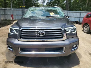 2020 Toyota Sequoia Limited with VIN 5TDKY5G17LS074238, listed as a Copart auction lot 61617894 with 62,445 mi miles and Salvage Title. Bid and sale history available at carsss.com. Image 5.