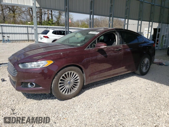 2013 Ford Fusion Titanium with VIN 3FA6P0K91DR228957, listed as a Copart auction lot 51972535 with 202,408 mi miles and Salvage title. Bid and sale history available at DreamBid. Image 1.