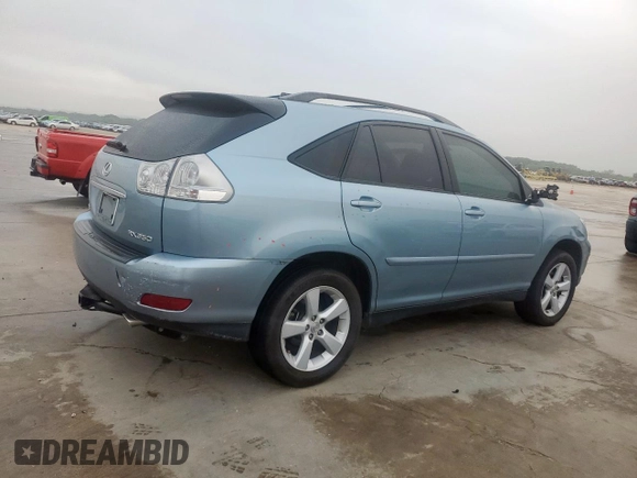2007 Lexus RX 350 with VIN 2T2HK31U07C026996, listed as a Copart auction lot 54485515 with 46,584 mi miles and Salvage Title. Bid and sale history available at DreamBid. Image 3.