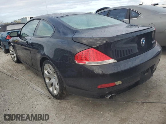 2006 BMW 6 Series 650Ci with VIN WBAEH13436CR49324, listed as a Copart auction lot 76476244 with 97,064 mi miles and Non Repairable. Bid and sale history available at carsss.com. Image 2.