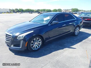 2016 Cadillac CTS Sedan RWD with VIN 1G6AP5SX8G0119984, listed as a IAAI auction lot 41679567 with 98,592 mi miles. Bid and sale history available at carsss.com. Image 2.