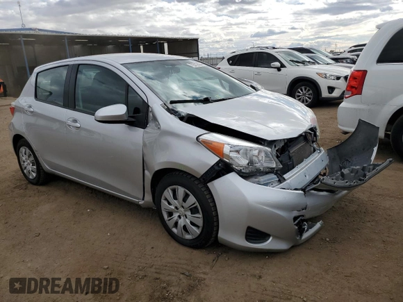 2014 Toyota Yaris L with VIN VNKKTUD34EA001222, listed as a Copart auction lot 79312664 with 101,714 mi miles and Salvage Title. Bid and sale history available at carsss.com. Image 4.