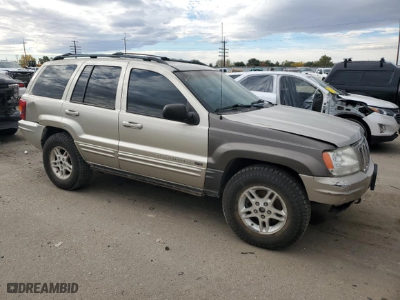 2003 Jeep Grand Cherokee Limited with VIN 1J8GW58N43C546645, listed as a Copart auction lot 77046984 with 186,039 mi miles and Clean Title. Bid and sale history available at carsss.com. Image 4.