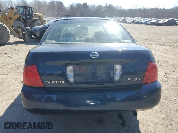 2006 Nissan Sentra S with VIN 3N1CB51DX6L614221, listed as a Copart auction lot 48555105 with 215,147 mi miles and Salvage Title. Bid and sale history available at DreamBid. Image 6.