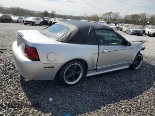 2001 Ford Mustang Deluxe with VIN 1FAFP44451F186147, listed as a Copart auction lot 51152565 with 0 mi miles and Salvage Title. Bid and sale history available at carsss.com. Image 3.
