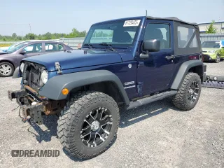 2013 Jeep Wrangler Sport z VIN 1C4AJWAG1DL636236, wystawiony jako Copart lot #61720435 z przebiegiem 80 635 mil mil oraz Szkoda całkowita • Salvage title. Historia ofert i sprzedaży dostępna na DreamBid. Obrazek 1.