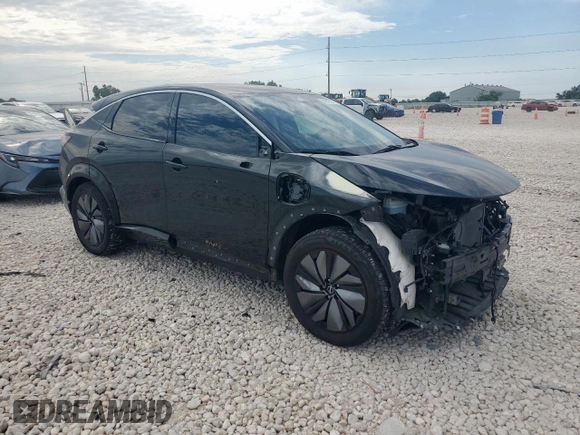 2023 Nissan ARIYA Engage with VIN JN1AF0BAXPM407323, listed as a Copart auction lot 56925375 with 28,434 mi miles and Salvage title. Bid and sale history available at DreamBid. Image 4.