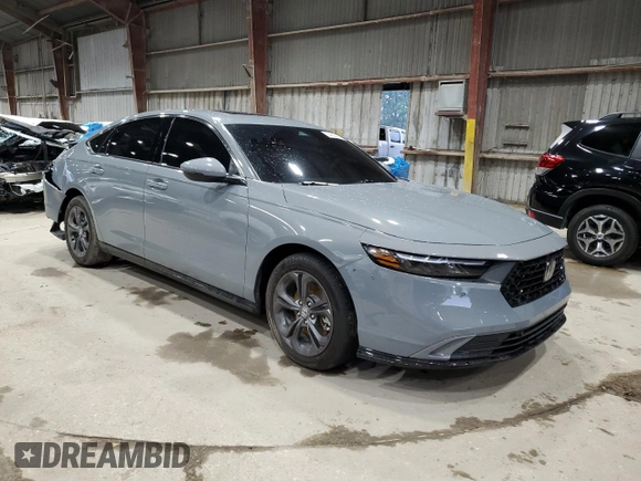 2024 Honda Accord EX-L с VIN 1HGCY2F60RA092734, выставлен на аукционе Copart как лот 54355675 с пробегом 8 178 миль миль и Списание • Salvage title. История ставок и продаж доступна на DreamBid. Изображение 4.