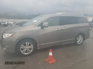 2015 Nissan Quest S with VIN JN8AE2KP8F9126014, listed as a Copart auction lot 43447085 with 177,132 mi miles and Clean Title. Bid and sale history available at carsss.com. Image 1.