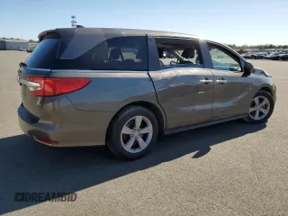 2020 Honda Odyssey EX-L with VIN 5FNRL6H70LB070221, listed as a Copart auction lot 53074615 with Not Provided miles and Salvage Title. Bid and sale history available at carsss.com. Image 3.