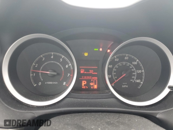 2012 Mitsubishi Lancer ES with VIN JA32U2FU1CU018117, listed as a Copart auction lot 41970695 with 110,369 mi miles and Salvage Title. Bid and sale history available at DreamBid. Image 9.