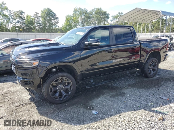 2020 Ram 1500 Limited with VIN 1C6SRFHT5LN291691, listed as a Copart auction lot 61497125 with 48,221 mi miles and Salvage title. Bid and sale history available at DreamBid. Image 1.