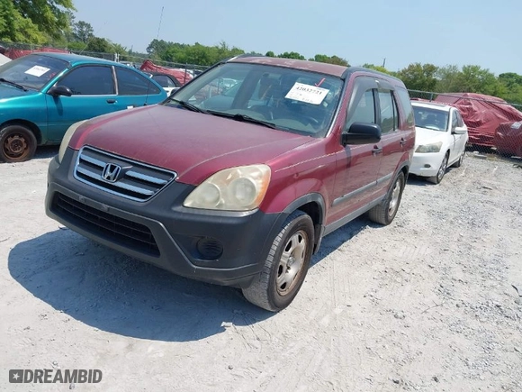 2005 Honda CR-V LX with VIN SHSRD68535U303838, listed as a IAAI auction lot 42032721 with 167,721 mi miles. Bid and sale history available at carsss.com. Image 2.