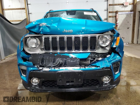 2021 Jeep Renegade Limited with VIN ZACNJDD19MPM29177, listed as a Copart auction lot 66339345 with 49,385 mi miles and Salvage title. Bid and sale history available at DreamBid. Image 5.