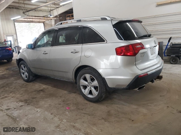 2011 Acura MDX Tech Pkg with VIN 2HNYD2H60BH510224, listed as a Copart auction lot 50025425 with 161,233 mi miles and Salvage Title. Bid and sale history available at carsss.com. Image 2.