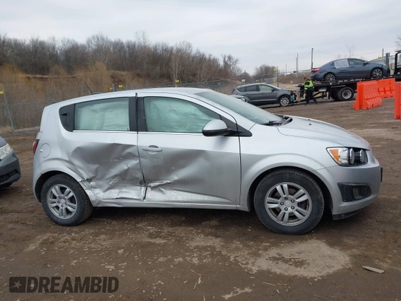 2016 Chevrolet Sonic LT with VIN 1G1JC6SH4G4151436, listed as a IAAI auction lot 41709048 with 121,121 mi miles. Bid and sale history available at carsss.com. Image 13.