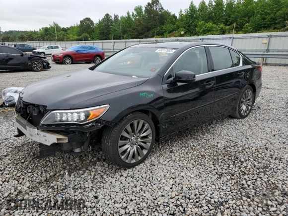 2016 Acura RLX Advance with VIN JH4KC1F94GC001803, listed as a Copart auction lot 55317555 with 71,544 mi miles and Salvage title. Bid and sale history available at DreamBid. Image 1.