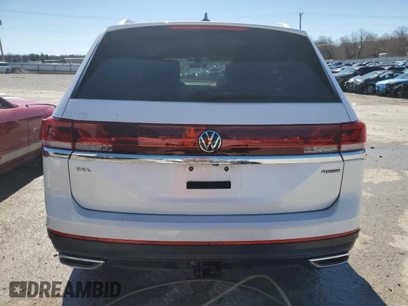 2024 Volkswagen Atlas SEL z VIN 1V2BR2CAXRC503592, wystawiony jako Copart lot #47212905 z przebiegiem 25 148 mil mil oraz Szkoda całkowita • Salvage title. Historia ofert i sprzedaży dostępna na DreamBid. Obrazek 6.