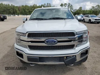 2019 Ford F-150 XL with VIN 1FTEW1E51KFD33077, listed as a Copart auction lot 53943415 with 74,754 mi miles and Salvage title. Bid and sale history available at DreamBid. Image 5.