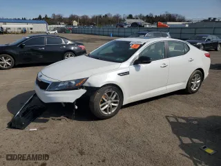 2012 Kia Optima LX with VIN 5XXGM4A74CG028537, listed as a Copart auction lot 51565835 with 0 mi miles and Salvage Title. Bid and sale history available at carsss.com. Image 1.