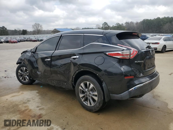 2016 Nissan Murano SL z VIN 5N1AZ2MG5GN106143, wystawiony jako Copart lot #54157955 z przebiegiem 96 237 mil mil oraz Czysty tytuł • Clean title. Historia ofert i sprzedaży dostępna na DreamBid. Obrazek 3.