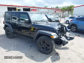 2023 Jeep Wrangler Sport S z VIN 1C4HJXDN6PW587472, wystawiony jako IAAI lot #42329815 z przebiegiem 34 568 mil mil oraz . Historia ofert i sprzedaży dostępna na DreamBid. Obrazek 1.