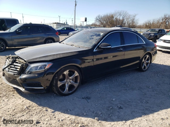 2016 Mercedes-Benz S-Class S 550 with VIN WDDUG8FB4GA216450, listed as a Copart auction lot 88951635 with 112,543 mi miles and Salvage Title. Bid and sale history available at carsss.com. Image 1.