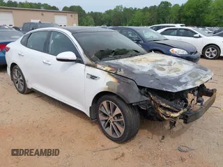 2018 Kia Optima S z VIN 5XXGT4L38JG258916, wystawiony jako IAAI lot #42080092 z przebiegiem Nie podano mil oraz . Historia ofert i sprzedaży dostępna na DreamBid. Obrazek 1.