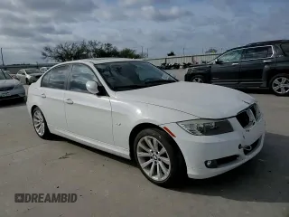 2011 BMW 3 Series 328i with VIN WBAPH7G51BNM57453, listed as a Copart auction lot 50060735 with 0 mi miles and Salvage Title. Bid and sale history available at carsss.com. Image 10.