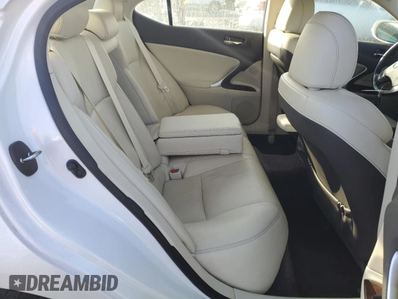 2012 Lexus IS 250 with VIN JTHBF5C25C5184035, listed as a Copart auction lot 41674655 with 276,136 mi miles and Salvage Title. Bid and sale history available at DreamBid. Image 10.