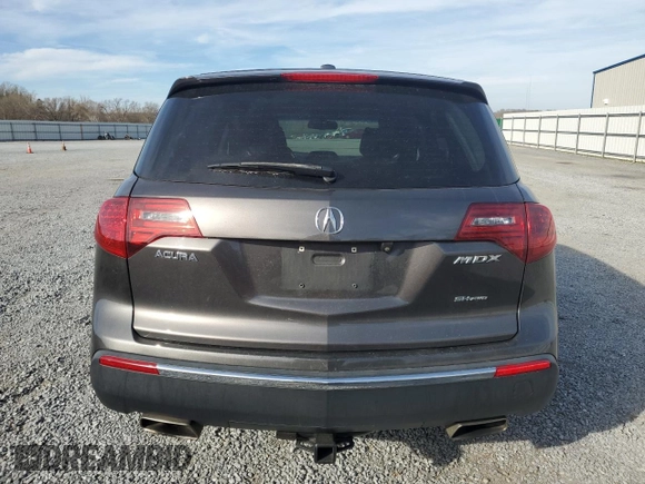 2012 Acura MDX Tech/Entertainment Pkg with VIN 2HNYD2H42CH527106, listed as a Copart auction lot 49253315 with 201,887 mi miles and Salvage Title. Bid and sale history available at carsss.com. Image 6.