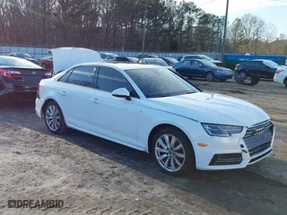 2017 Audi A4 Season of Audi ultra Premium with VIN WAUKMAF41HN050477, listed as a IAAI auction lot 41329827 with 88,265 mi miles. Bid and sale history available at carsss.com. Image 1.