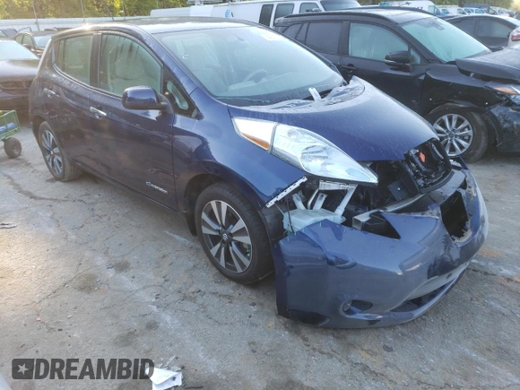 2017 Nissan LEAF SL with VIN 1N4BZ0CP7HC307611, listed as a Copart auction lot 47071833 with 60,553 mi miles. Bid and sale history available at carsss.com. Image 4.