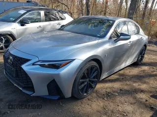 2023 Lexus IS 350 F Sport with VIN JTHGZ1E2XP5027982, listed as a IAAI auction lot 41906994 with 13,344 mi miles and . Bid and sale history available at DreamBid. Image 2.