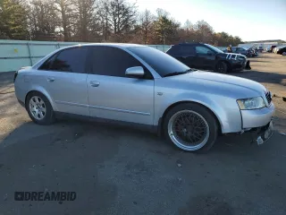 2002 Audi A4 1.8T with VIN WAULC68E22A157319, listed as a Copart auction lot 56549314 with 242,402 mi miles and Non Repairable. Bid and sale history available at carsss.com. Image 4.