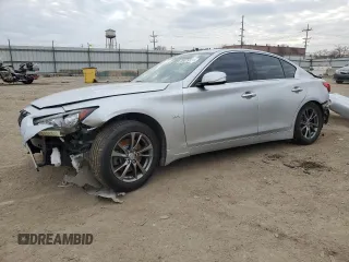 2017 Infiniti Q50 3.0t Sport with VIN JN1EV7AR4HM841419, listed as a Copart auction lot 85579134 with 101,216 mi miles and Salvage Title. Bid and sale history available at carsss.com. Image 1.