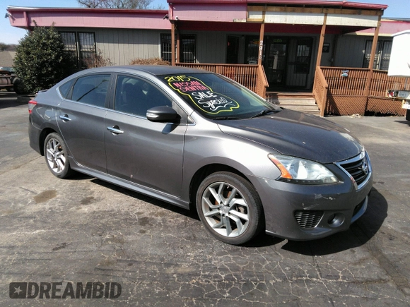 2015 Nissan Sentra SV with VIN 3N1AB7AP6FY229027, listed as a IAAI auction lot 41724352 with 183,736 mi miles and . Bid and sale history available at DreamBid. Image 1.