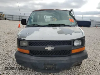 2008 Chevrolet Express Cargo Van with VIN 1GCGG25C881138805, listed as a Copart auction lot 46987615 with 0 mi miles and Non Repairable. Bid and sale history available at carsss.com. Image 5.