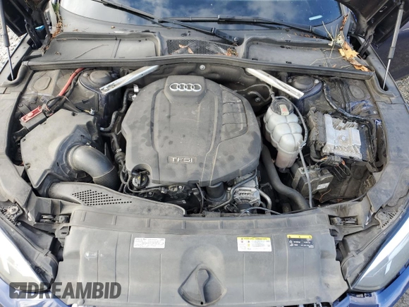 2020 Audi A5 Sportback Premium with VIN WAUANCF56LA007430, listed as a Copart auction lot 87229744 with Not provided miles and Salvage title. Bid and sale history available at DreamBid. Image 11.