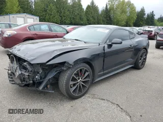 2015 Ford Mustang EcoBoost with VIN 1FA6P8TH0F5396373, listed as a Copart auction lot 54129565 with 106,631 mi miles and Salvage Title. Bid and sale history available at carsss.com. Image 1.