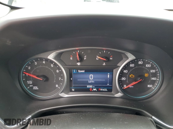 2022 Chevrolet Equinox LT with VIN 2GNAXKEV2N6148219, listed as a Copart auction lot 50938265 with 9,092 mi miles and Salvage Title. Bid and sale history available at DreamBid. Image 9.