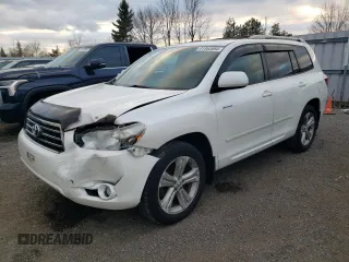 2010 Toyota Highlander Sport with VIN 5TDEK3EH0AS034406, listed as a Copart auction lot 81352684 with 263,511 mi miles and Salvage title. Bid and sale history available at DreamBid. Image 1.