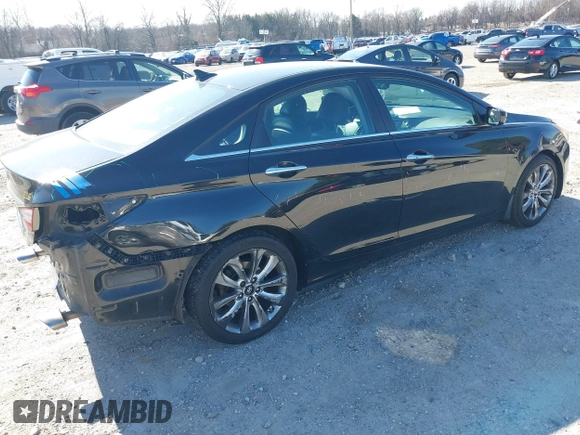2011 Hyundai Sonata SE with VIN 5NPEC4AC4BH304497, listed as a IAAI auction lot 41738648 with 156,917 mi miles. Bid and sale history available at carsss.com. Image 4.