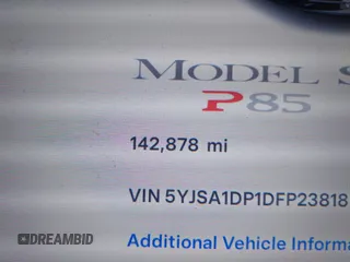 2013 Tesla Model S Performance с VIN 5YJSA1DP1DFP23818, выставлен на аукционе IAAI как лот 42594561 с пробегом 142 878 миль миль и . История ставок и продаж доступна на DreamBid. Изображение 15.