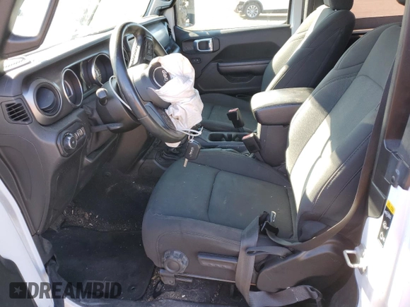2021 Jeep Wrangler Sport S with VIN 1C4GJXANXMW751236, listed as a Copart auction lot 50683115 with 56,325 mi miles and Salvage Title. Bid and sale history available at DreamBid. Image 7.